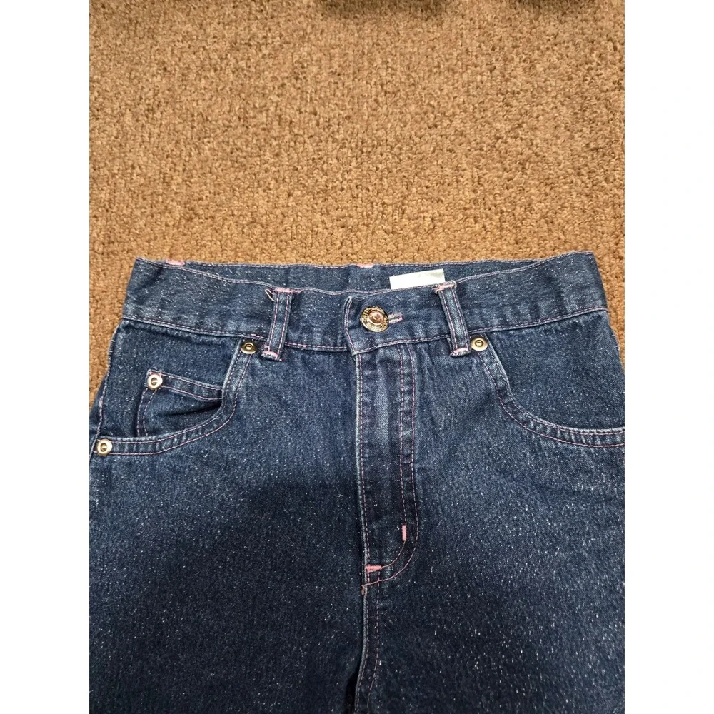 Kids Dr Seuss The Grinch Wide Leg Jeans Girls Size 4T Embroidered Sparkle‎